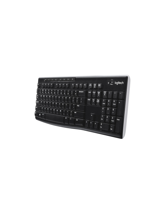 Logitech 920-003745 keyboard Universal RF Wireless QWERTY UK English Black