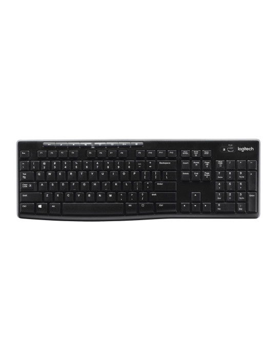 Logitech 920-003745 keyboard Universal RF Wireless QWERTY UK English Black