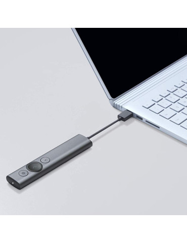 Logitech 910-004861 wireless presenter Bluetooth RF Gray