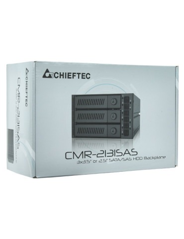 Chieftec CMR-3141SAS drive bay panel Black Chieftec CMR-3141SAS drive bay panel Black