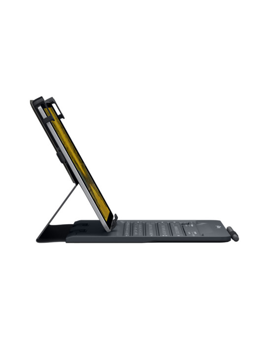 Logitech 920-008340 mobile device keyboard Danish Bluetooth Black