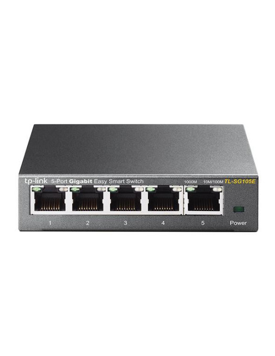 TP-Link TL-SG105E Managed L2 Gigabit Ethernet (10 100 1000) Black