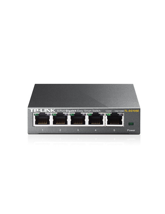 TP-Link TL-SG105E Managed L2 Gigabit Ethernet (10 100 1000) Black