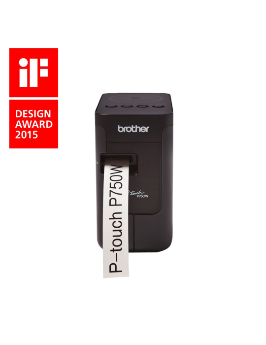 Brother PT-P750W etikettitulostin 180 x 180 DPI 30 mm s Langallinen & langaton HSE TZe Wi-Fi