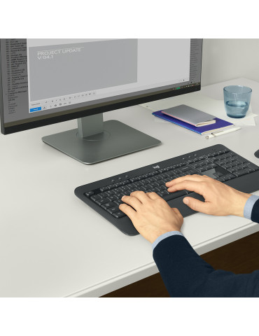 Logitech 920-008685 keyboard Mouse included Universal USB QWERTY US International Black, White Logitech 920-008685 keyboard Mouse included Universal USB QWERTY US International Black, White