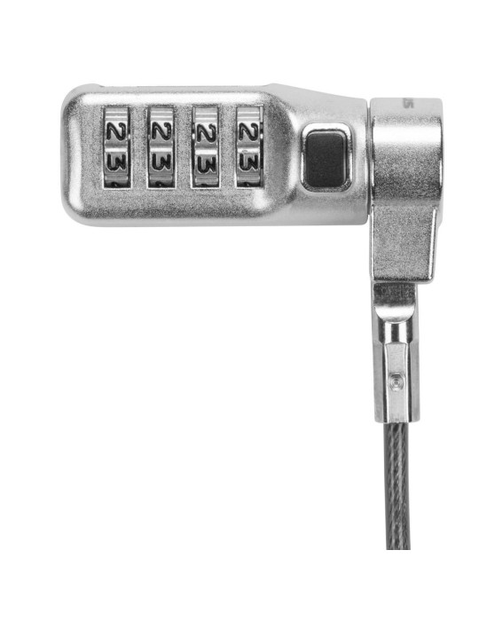 Targus DEFCON 3-in-1 kabellås Silver 2 m