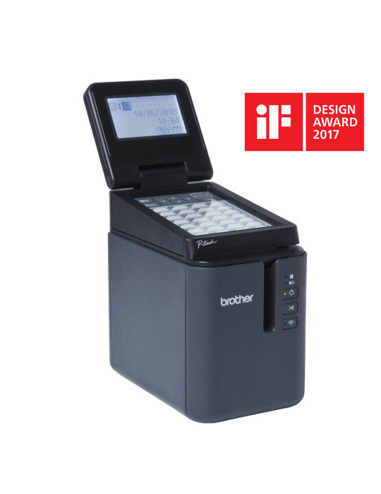 Brother PT-P950NW label printer Thermal transfer 360 x 360 DPI 60 mm sec Wired & Wireless Ethernet LAN TZe Wi-Fi
