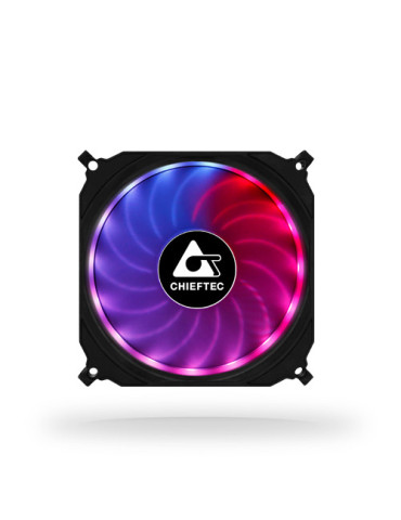 Chieftec CF-1225RGB Tietokoneen jäähdytysjärjestelmä Tietokonekotelo Tuuletin 12 cm musta Chieftec CF-1225RGB Tietokoneen jäähdytysjärjestelmä Tietokonekotelo Tuuletin 12 cm musta