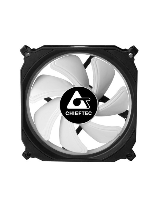 Chieftec CF-1225RGB computer cooling system Computer case Fan 4.72" (12 cm) Black