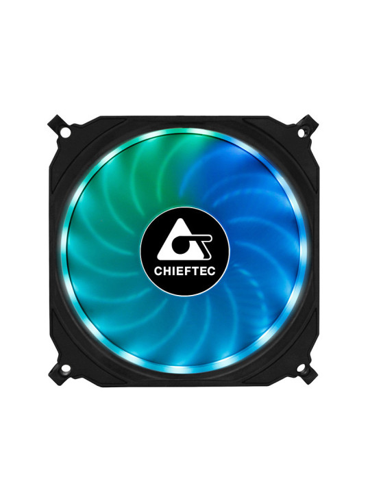 Chieftec CF-1225RGB computer cooling system Computer case Fan 4.72" (12 cm) Black