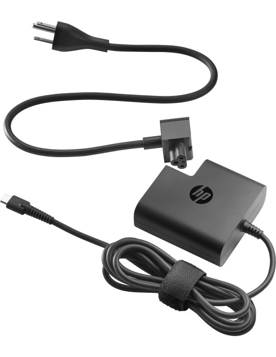 HP 1HE08AA mobiililaitteen laturi Kannettava tietokone, Tabletti musta AC Sisätila