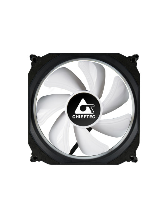Chieftec CF-3012-RGB computer cooling system Computer case Fan 4.72" (12 cm) Black