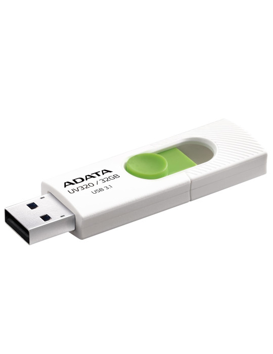 ADATA UV320 USB-muisti 32 GB USB A-tyyppi 3.2 Gen 1 (3.1 Gen 1) Vihreä, Valkoinen