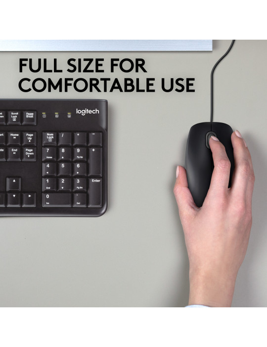 Logitech B110 Silent mouse Office Ambidextrous USB Type-A Optical 1000 DPI