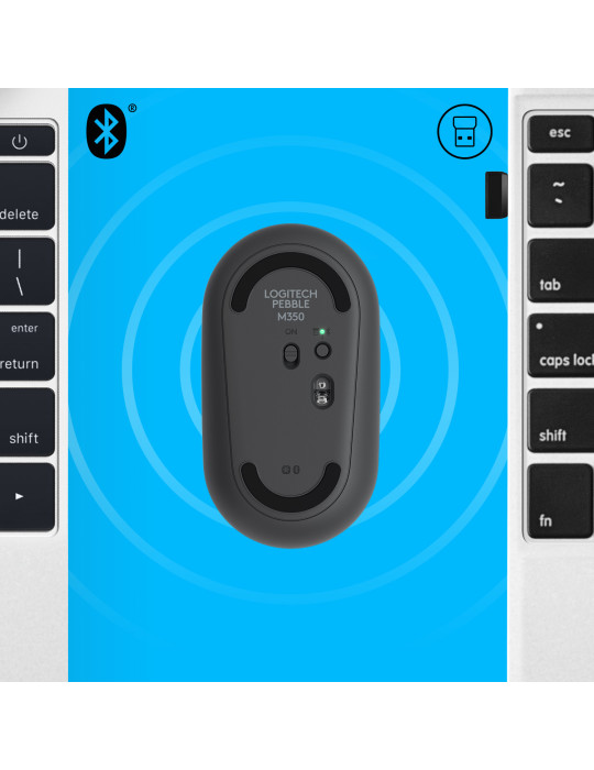 Logitech 910-005718 mouse Office Ambidextrous RF Wireless + Bluetooth Optical 1000 DPI