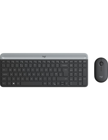 Logitech 920-009200 keyboard Mouse included Universal RF Wireless QWERTY Nordic Graphite Logitech 920-009200 keyboard Mouse included Universal RF Wireless QWERTY Nordic Graphite