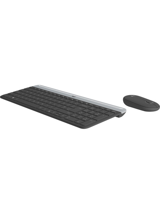 Logitech 920-009200 keyboard Mouse included Universal RF Wireless QWERTY Nordic Graphite