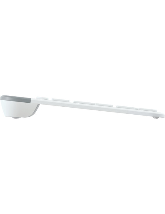 Logitech 920-009201 keyboard Mouse included Universal RF Wireless QWERTY Nordic White