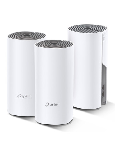 TP-Link Deco E4 (3-pack) Kaksitaajuus (2,4 GHz 5 GHz) Wi-Fi 5 (802.11ac) Valkoinen, Harmaa 2 Sisäinen