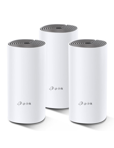 TP-Link Deco E4 (3-pack) Kaksitaajuus (2,4 GHz 5 GHz) Wi-Fi 5 (802.11ac) Valkoinen, Harmaa 2 Sisäinen