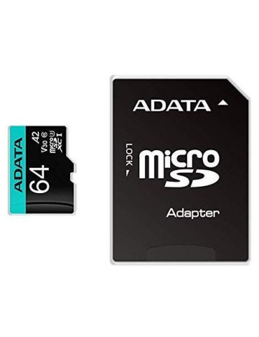 ADATA Premier Pro 64 GB MicroSDXC UHS-I Luokka 10 ADATA Premier Pro 64 GB MicroSDXC UHS-I Luokka 10
