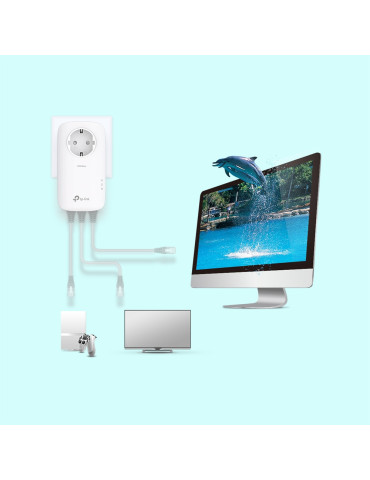 TP-Link TL-PA8033P KIT PowerLine-verkkosovitin 1300 Mbit s Ethernet LAN Valkoinen 2 kpl