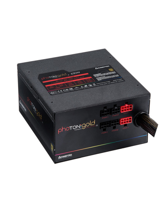 Chieftec Photon GOLD power supply unit 650 W 20+4 pin ATX PS 2 Black