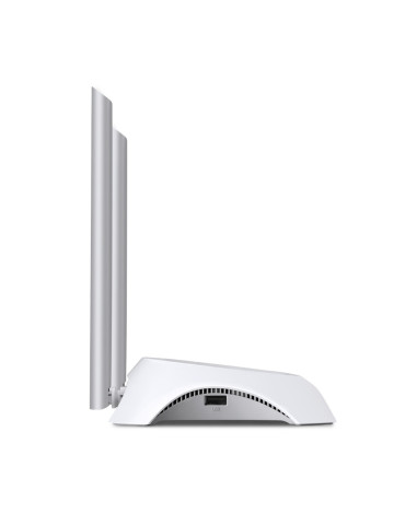 TP-Link TL-MR3420 langaton reititin Nopea Ethernet Yksi kaista (2,4 GHz) musta, Valkoinen