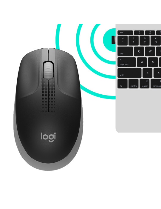 Logitech 910-005906 mouse Office Ambidextrous RF Wireless Optical 1000 DPI
