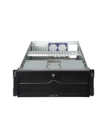 Chieftec UNC-411E-B tietokonekotelo Teline musta, Hopea 400 W