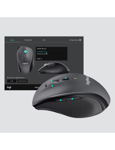 Logitech Customizable M705 mouse Office Right-hand RF Wireless Optical 1000 DPI