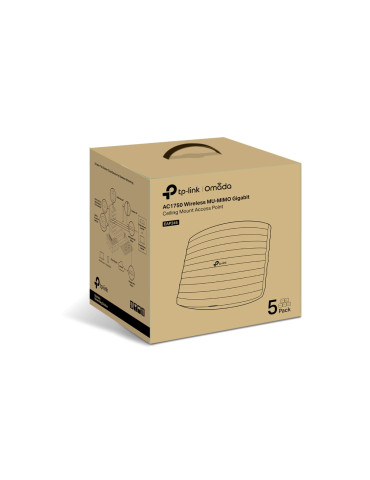 TP-Link Omada EAP245(5-PACK) wireless access point 1750 Mbit s White Power over Ethernet (PoE)