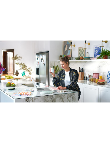 Logitech 920-010494 keyboard Universal RF Wireless + Bluetooth QWERTY Nordic Pink