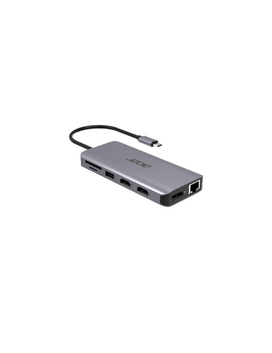 Acer 12-in-1 Type-C Dongle Wired USB 3.2 Gen 1 (3.1 Gen 1) Type-C Silver