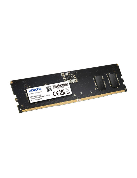 ADATA AD5U48008G-S memory module 8 GB 1 x 8 GB DDR5 4800 MHz ECC
