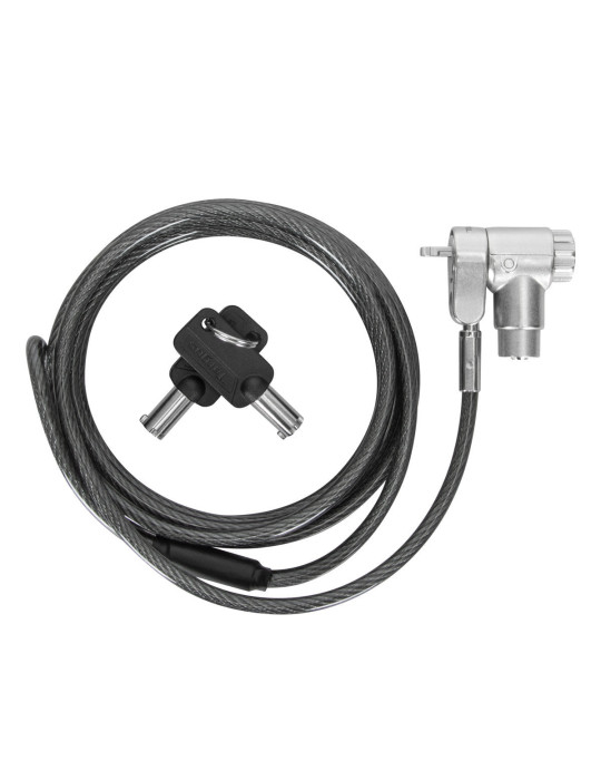 Targus ASP95MKGLX-25 cable lock Silver 78.7" (2 m)