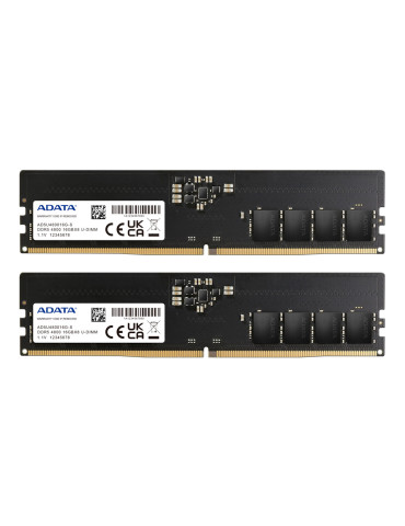 ADATA AD5U480016G-DT muistimoduuli 32 GB 2 x 16 GB DDR5 4800 MHz ECC ADATA AD5U480016G-DT muistimoduuli 32 GB 2 x 16 GB DDR5 4800 MHz ECC