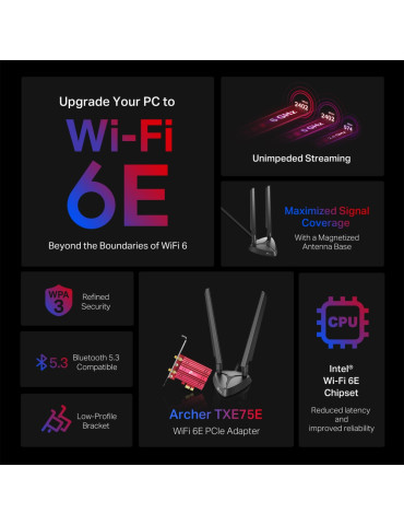 TP-Link Archer TXE75E Internal WLAN   Bluetooth 5400 Mbit s