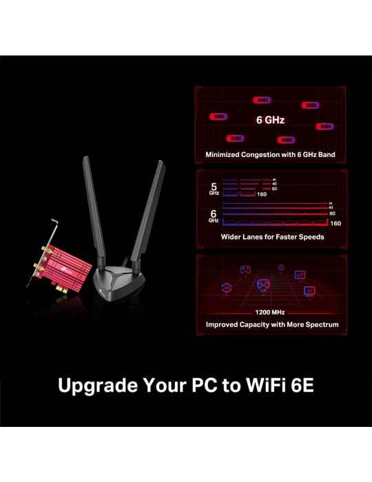 TP-Link Archer TXE75E Internal WLAN   Bluetooth 5400 Mbit s
