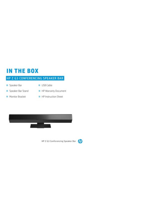 HP Z G3 Conferencing Speaker Bar