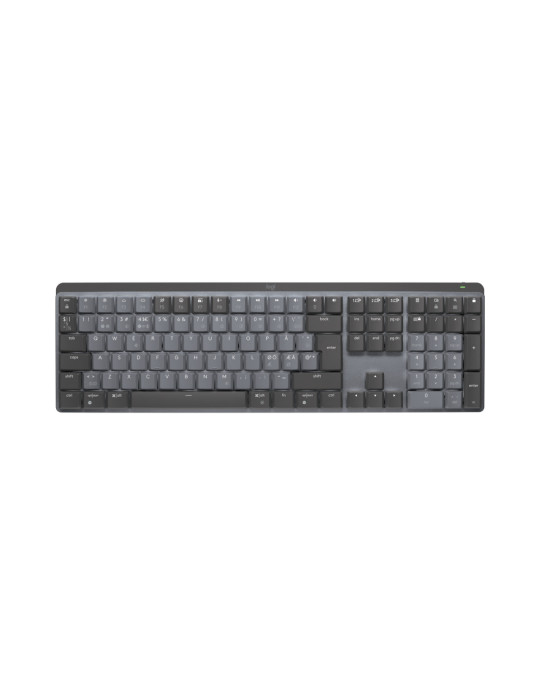 Logitech 920-010754 keyboard Office RF Wireless + Bluetooth QWERTY Nordic Graphite, Gray