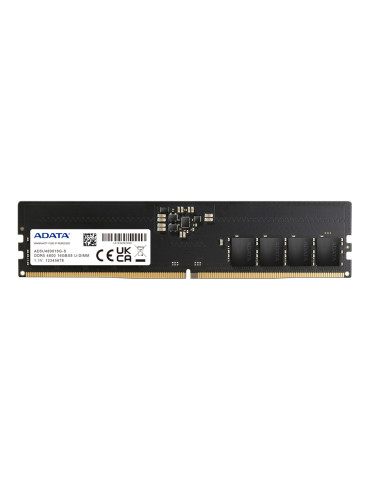 ADATA AD5U480016G-S muistimoduuli 16 GB 1 x 16 GB DDR5 4800 MHz ECC ADATA AD5U480016G-S muistimoduuli 16 GB 1 x 16 GB DDR5 4800 MHz ECC