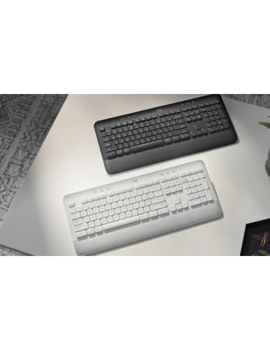 Logitech 920-010983 keyboard Office Bluetooth QWERTY Nordic White