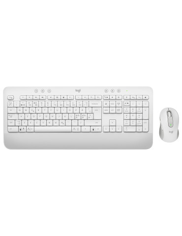 Logitech 920-011038 keyboard Mouse included Office Bluetooth QWERTY Nordic White