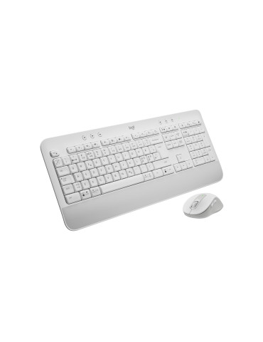 Logitech 920-011038 keyboard Mouse included Office Bluetooth QWERTY Nordic White