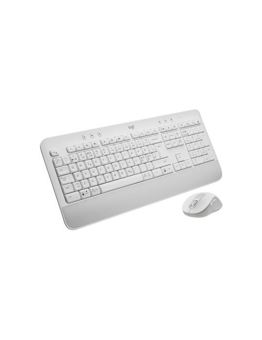 Logitech 920-011038 keyboard Mouse included Office Bluetooth QWERTY Nordic White