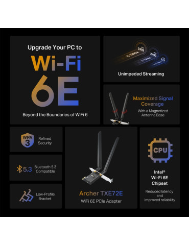 TP-Link Archer TXE72E Internal WLAN   Bluetooth 2402 Mbit s