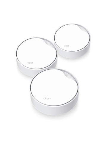 TP-Link DECO X50-PoE(3-PACK) Dual-band (2.4 GHz   5 GHz) Wi-Fi 6 (802.11ax) White 2 Internal