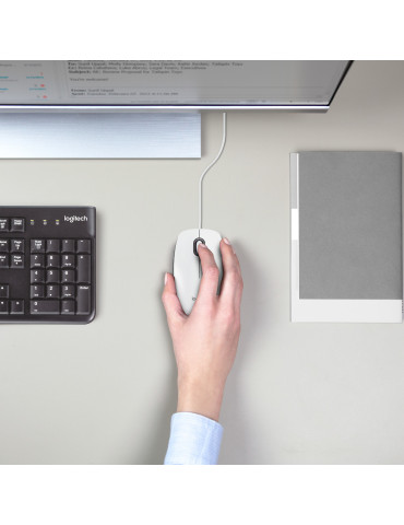 Logitech 910-006764 mouse Office Ambidextrous USB Type-A Optical 1000 DPI