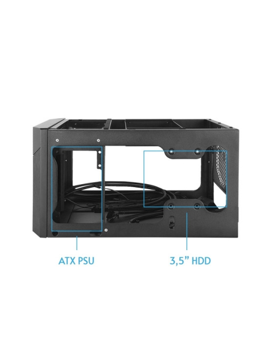 Chieftec CN-01B-OP computer case Cube Black
